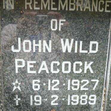 PEACOCK John Wild 1927-1989