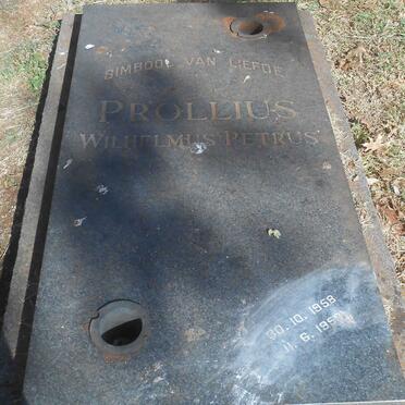 PROLLIUS Wilhelmus Petrus 1958-1959