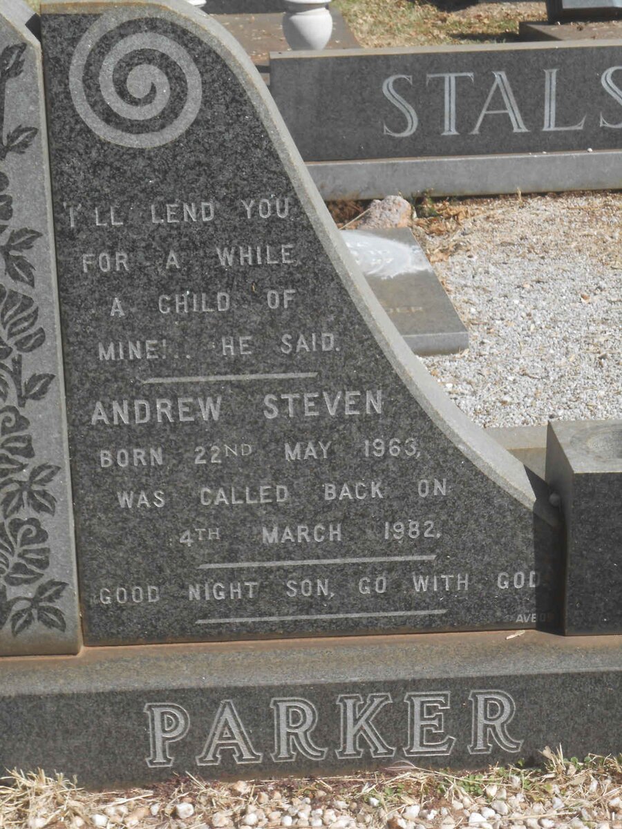 PARKER Andrew Steven 1963-1982