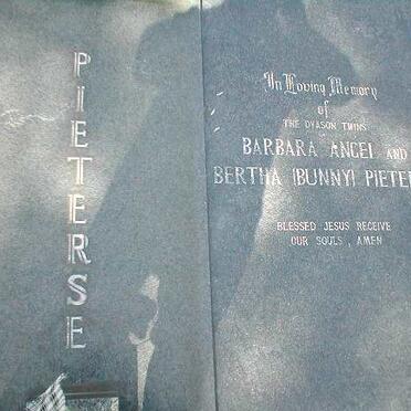 PIETERSE Bertha nee DYASON :: ANGEL Barbara nee DYASON