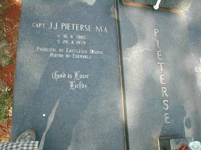 PIETERSE J.J. 1905-1979