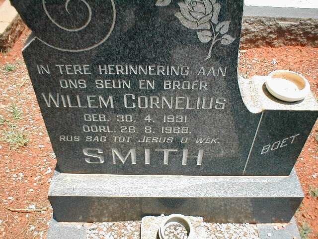 SMITH William Cornelius 1931-1968