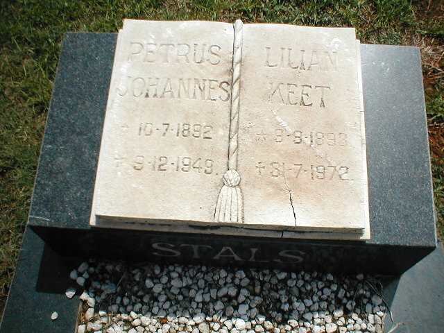 STALS Petrus Johannes 1892-1949 &amp; Lilian Keet 1893-1972