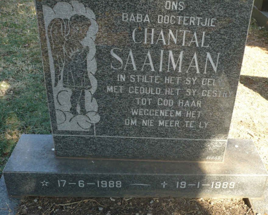 SAAIMAN Chantal 1988-1989