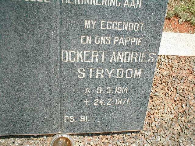 STRYDOM Ockert Andries 1914-1971