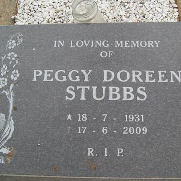 STUBBS Peggy Doreen 1931-2009