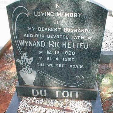 TOIT Wynand Richelieu, du 1920-1980