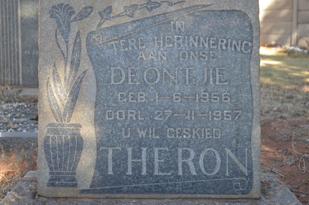 THERON Deontjie 1956-1957