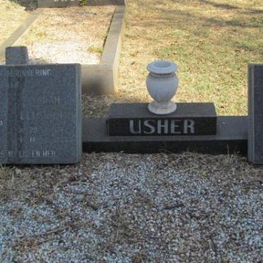 USHER Peter John 1921-1990 &amp; Sarah Elizabeth 1922-1988 