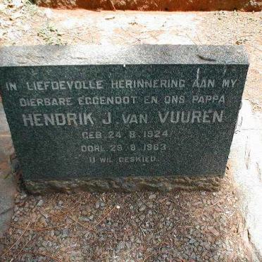 VUUREN Hendrik J., van 1924-1963