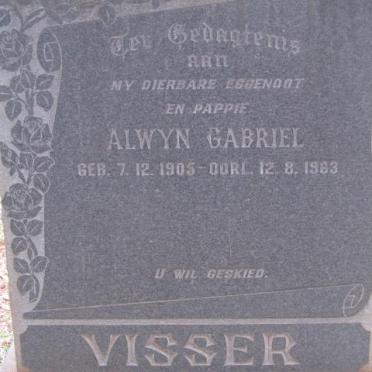 VISSER Alwyn Gabriel 1905-1963