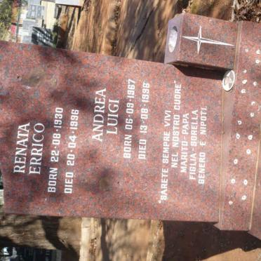 VENTURI Renata Errico 1930-1996 :: ? Andrea Luigi 1967-1998