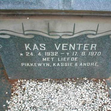 VENTER Kas 1932-1970