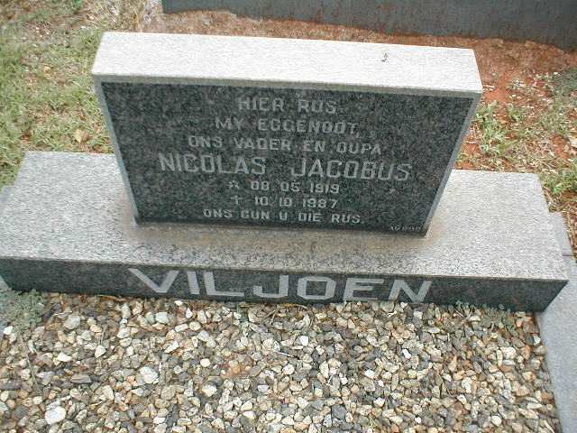 VILJOEN Nicolaas Jacobus 1919-1987