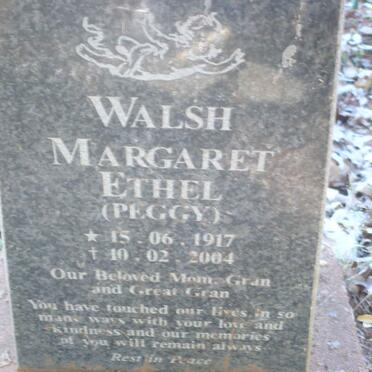 WALSH Margaret Ethel 1917-2004