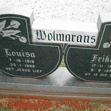 WOLMARANS Frikkie 1912-1993 &amp; Louisa 1919-1988