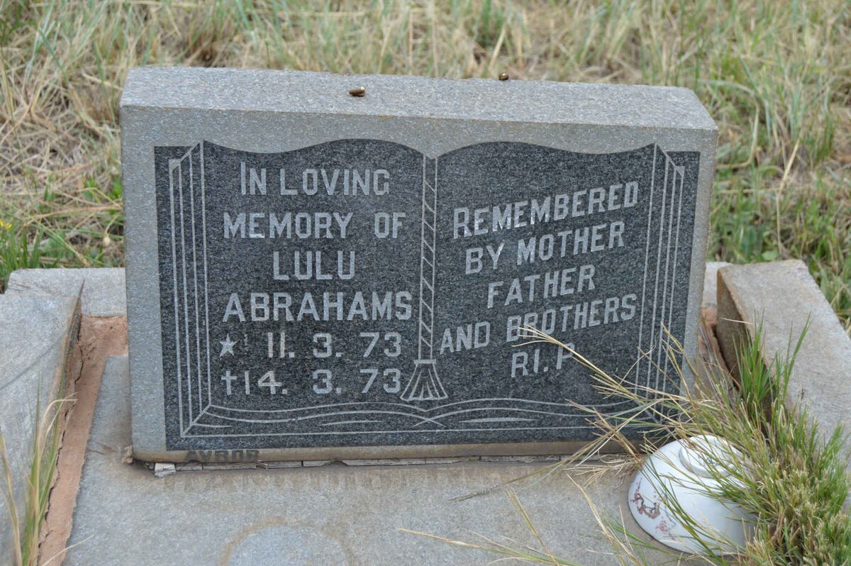 ABRAHAMS Lulu 1973-1973