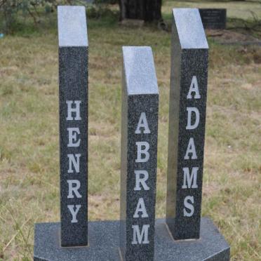 ADAMS Henry Abram 1923-1975