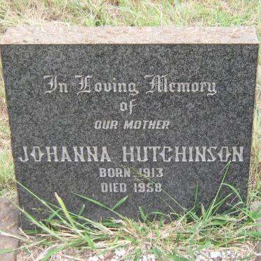 HUTCHINSON Johanna 1913-1958