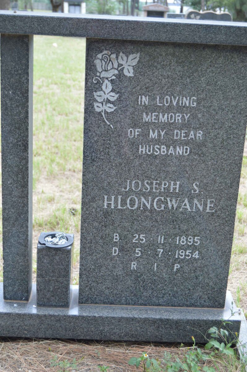 HLONGWANE Joseph S. 1895-1954