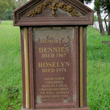 MYBURGH Dennies -1967 &amp; Roselyn -1974