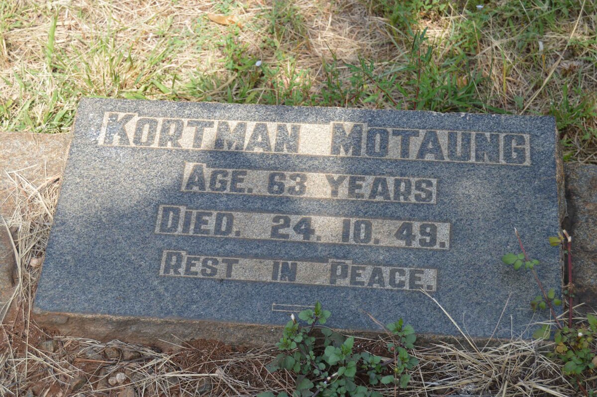 MOTAUNG Kortman -1949