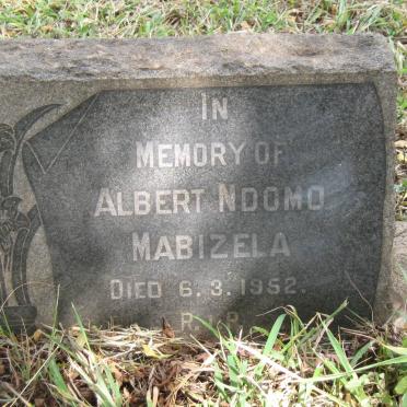 MABIZELA Albert Ndomo -1952