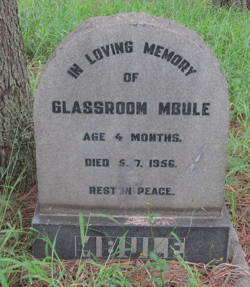 MBULE Glassroom -1956