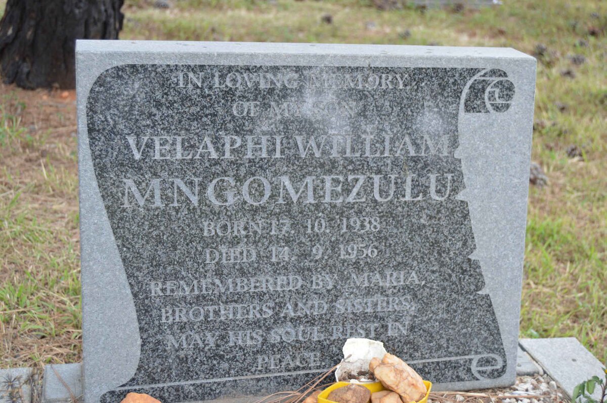 MNGOMEZULU Velaphi William 1938-1956