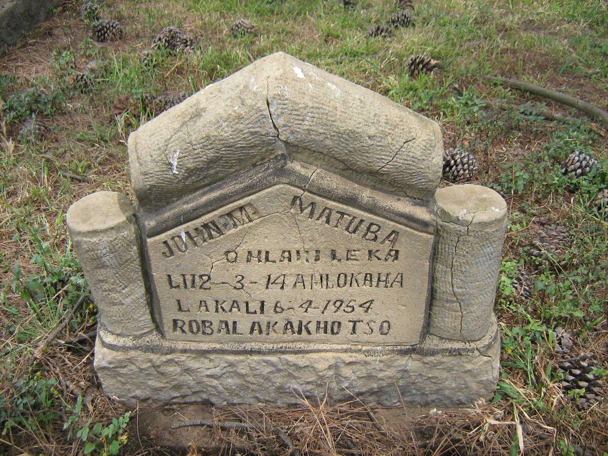 MATUBA John M. -1954