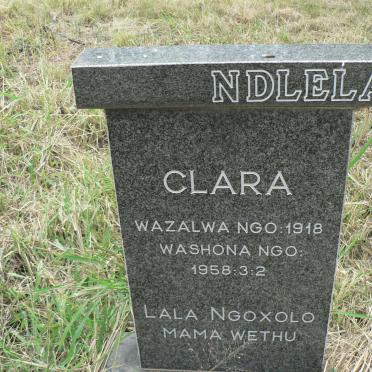 NDLELA Clara 1918-1958