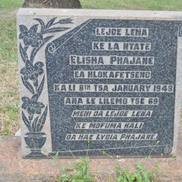 PHAJANE Elisha -1949