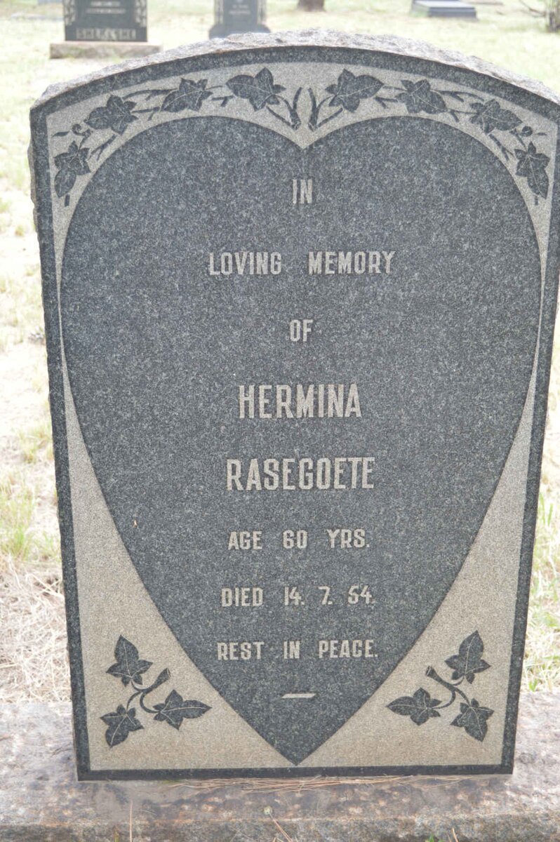 RASEGOETE Hermina -1954