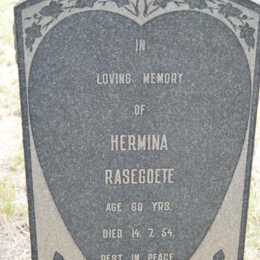 RASEGOETE Hermina -1954