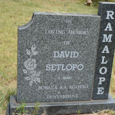 RAMALOPE David Setlopo -1948