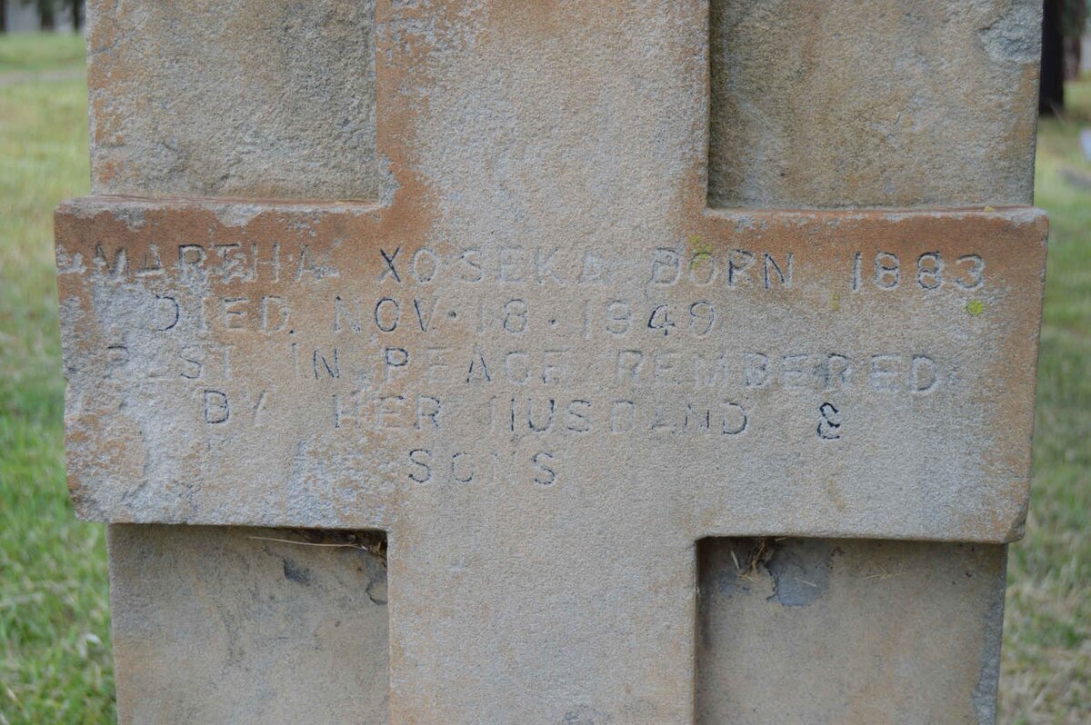 XOSEKA Martha 1883-1949