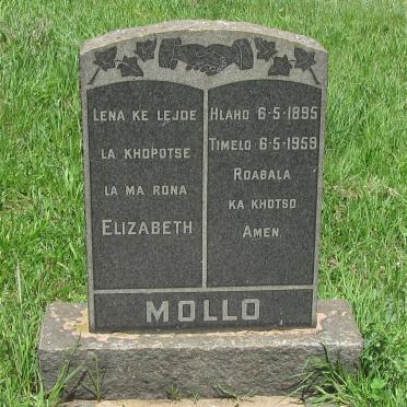 MOLLO Elizabeth 1895-1959