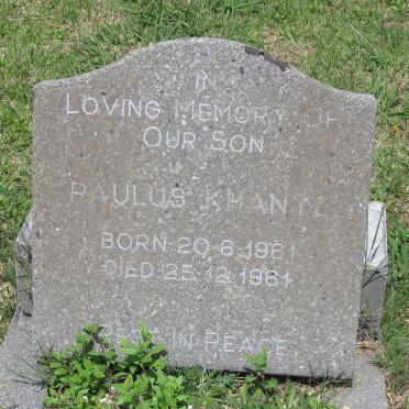 KHANIY Paulus 1961-1961