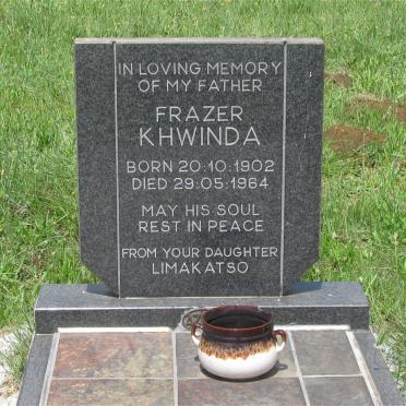 KHWINDA Frazer 1902-1964
