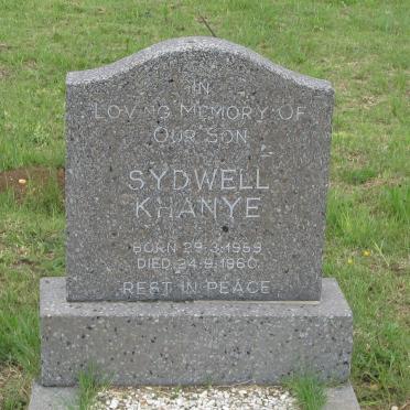 KHANYE Sydwell 1959-1960