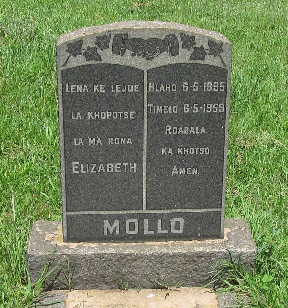 MOLLO Elizabeth 1895-1959