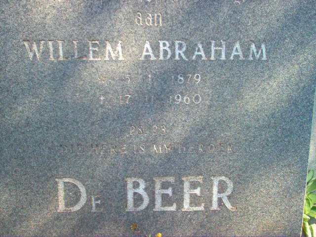 BEER Willem Abraham, de 1879-1960