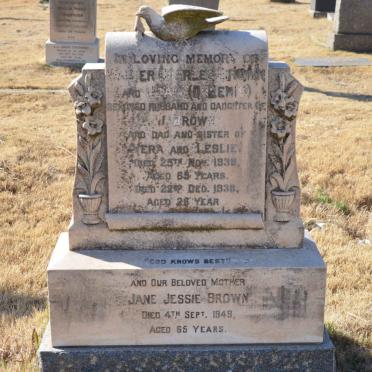 BROWN Walter Charles -1938 &amp; Jane Jessie -1949 :: BROWN Jean -1938