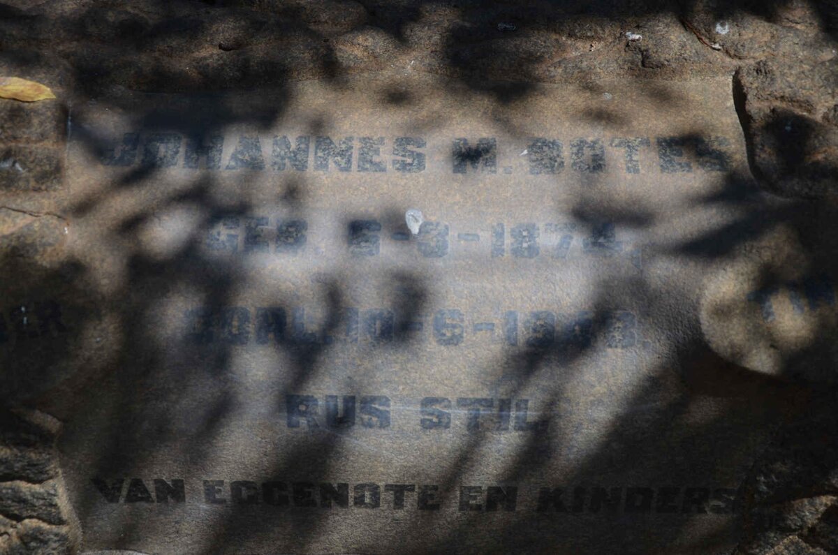 BOTES Johannes M. 1874-1948