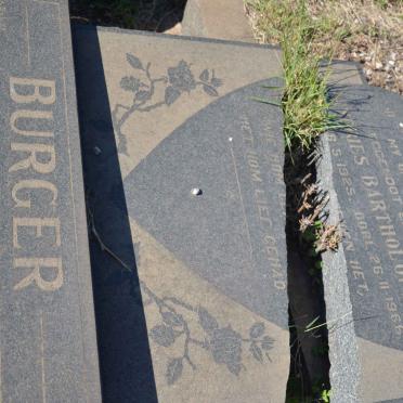 BURGER Andries Bartholomeus 1925-1966