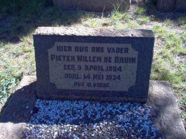 BRUIN Pieter Willem, de 1894-1934