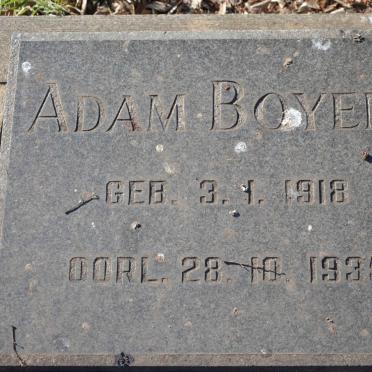 BOYENS Adam 1918-1935