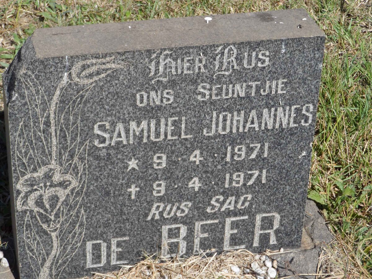 BEER Samuel Johannes, de 1971-1971