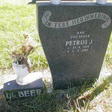 BEER Petrus J., de 1939-2003