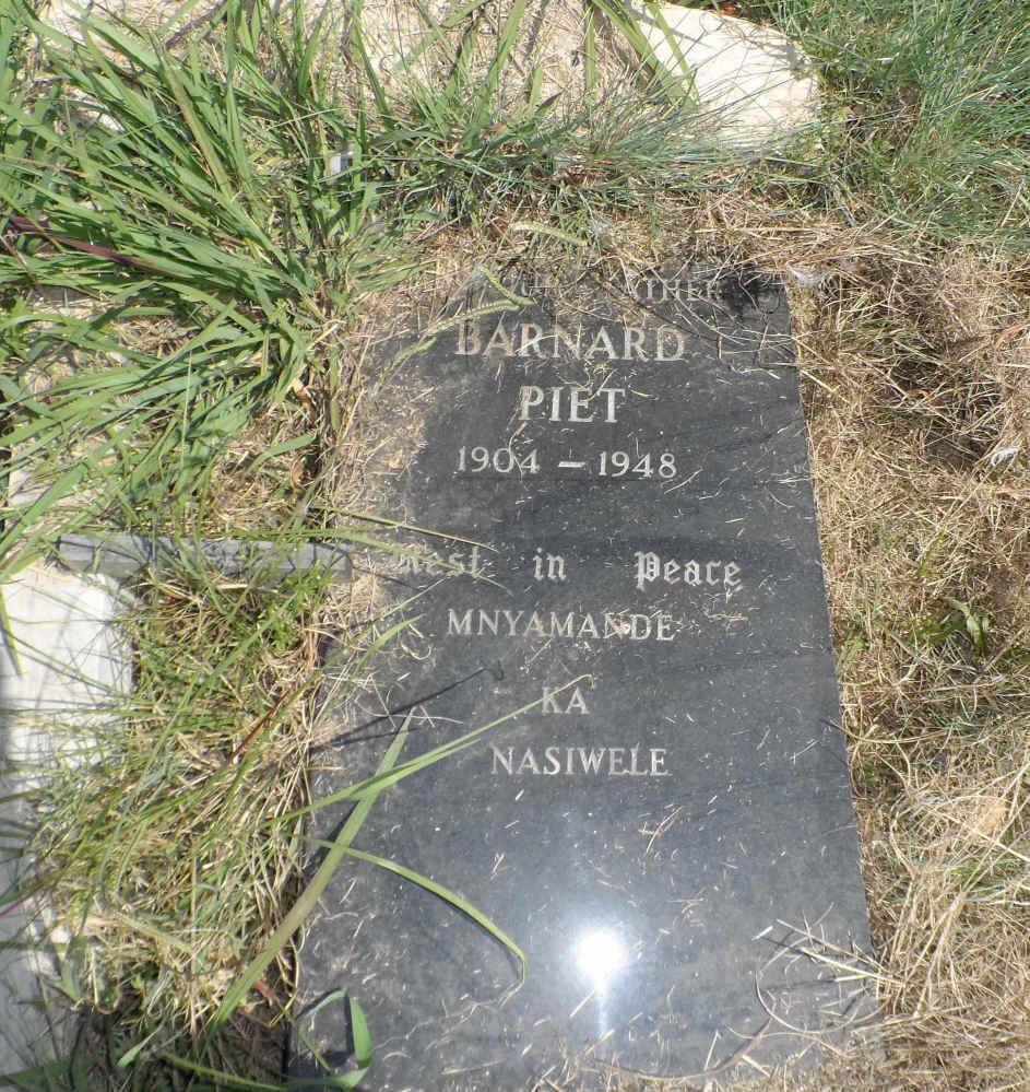 BARNARD Piet 1904-1948